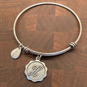 Bracelet with “H” Initial Charm